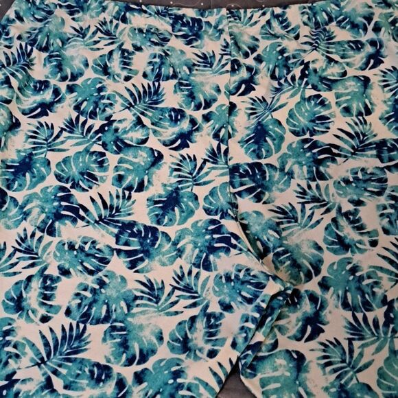 Terra & Sky Tropical Leaf Print Lounge pajama pants size 3X - Picture 4 of 5